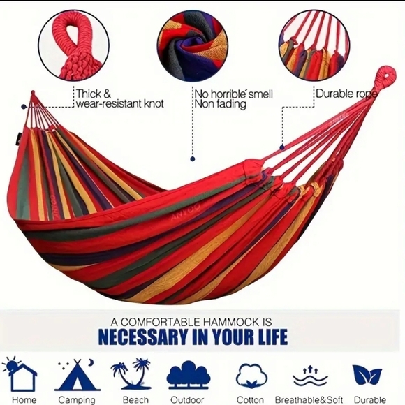 🆕️Hammock With Tree Straps - Picture 2 of 5